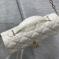 Replica DIOR - Caro Pouch Latte Supple Cannage Calfskin