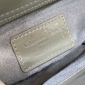 Replica Mini Lady Dior Bag Sage Green Patent Cannage Calfskin