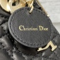 Replica DIOR - Mini Lady Bag Black Cannage Lambskin