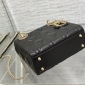 Replica DIOR - Mini Lady Bag Black Cannage Lambskin