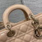 Replica Small Lady D-Joy Bag Sand Pink Patent Cannage Calfskin