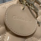 Replica Small Lady D-Joy Bag Sand Pink Patent Cannage Calfskin