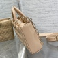 Replica Small Lady D-Joy Bag Sand Pink Patent Cannage Calfskin