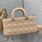 Replica Small Lady D-Joy Bag Sand Pink Patent Cannage Calfskin