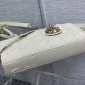 Replica Medium Lady D-Joy Bag Latte Cannage Lambskin