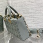 Replica Lady D-Joy Micro Bag Placid Blue Cannage Lambskin