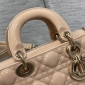 Replica Small Lady D-Joy Bag Sand Pink Patent Cannage Calfskin