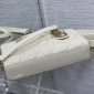 Replica Small Lady D-Joy Bag Latte Patent Cannage Calfskin