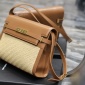 Replica Saint Laurent, Manhattan raffia shoulder bag, Women, Neutrals, Unisize, Shoulder bags, Leather