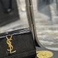 Replica Saint Laurent - Kate monogram-plaque crossbody bag - women - Patent Leather - One Size - Black