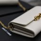 Replica LE MAILLON CHAIN WALLET IN SHINY LEATHER | Saint Laurent | YSL.com