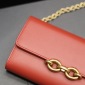 Replica SAINT LAURENT MAILLON LEATHER WALLET ON CHAIN