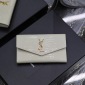 Replica Saint Laurent - Uptown crocodile-effect clutch bag - women - Leather - One Size - Neutrals