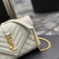 Replica Saint Laurent Woman White Shoulder Bags