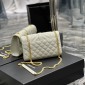 Replica Saint Laurent Woman White Shoulder Bags