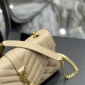 Replica Saint Laurent Medium Envelope Matelassé Shoulder Bag - Beige - One Size