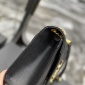 Replica Saint Laurent Classic Monogram Envelope Satchel Matelasse Chevron Leather Large Black