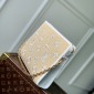 Replica Louis Vuitton Giant Monogram Pochette Xl Safron Creme Toiletry