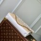 Replica Louis Vuitton Giant Monogram Pochette Xl Safron Creme Toiletry