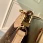 Replica Authenticated Used 2way Boesi NM PM Brown Beige Monogramather, Adult