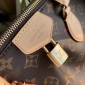 Replica Authenticated Used 2way Boesi NM PM Brown Beige Monogramather, Adult