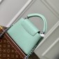 Replica LOUIS VUITTON Taurillon Mini Capucines Vert d'eau