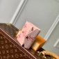 Replica LOUIS VUITTON Victorine Wallet Pink Monogram Empreinte