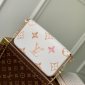 Replica LOUIS VUITTON Félicie Pochette Beige Autres Toiles Monogram