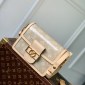 Replica LOUIS VUITTON Mini Dauphine Beige Autres Toiles