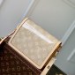 Replica LOUIS VUITTON Mini Dauphine Beige Autres Toiles