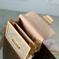 Replica LOUIS VUITTON Mini Dauphine Beige Autres Toiles