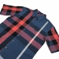 Replica Burberry Brit Sleeve Plaid Polo Button Up Shirt