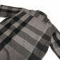 Replica Burberry Brit Men's Fred Charcoal Nova Check Cotton Long Sleeve Shirt