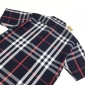 Replica Burberry Cotton Poplin Check Short-Sleeved Shirt