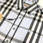 Replica short-sleeve check silk shirt