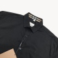 Replica Burberry Short-sleeve Monogram Motif Stretch Cotton Shirt