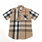 Replica Burberry - classic check short sleeved shirt