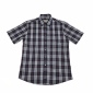 Replica Burberry X Gosha Rubchinskiy Navy Cotton Check Logo Boxy Shirt