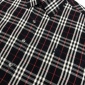 Replica Burberry X Gosha Rubchinskiy Navy Cotton Check Logo Boxy Shirt