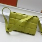 Replica Bottega Veneta Cassette Crossbody Bag Padded Maxi Intrecciato Leather Green 1025001