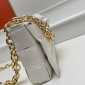 Replica Thick gold chain handbags, women's fashion bag, Fashion Chains Shoulder Bags, quilted gold chain bag