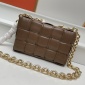 Replica Woven Faux Leather Chain Strap Bag