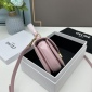 Replica Mini besace triomphe in SHINY CALFSKIN - Light Pink | CELINE