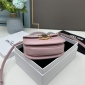 Replica Mini besace triomphe in SHINY CALFSKIN - Light Pink | CELINE