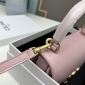 Replica Mini besace triomphe in SHINY CALFSKIN - Light Pink | CELINE