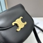 Replica Teen Chain Besace Triomphe in shiny calfskin - Black | CELINE