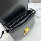 Replica Teen Chain Besace Triomphe in shiny calfskin - Black | CELINE