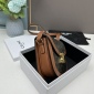 Replica CELINE Triomphe Canvas 2023 SS Monogram Casual Style Calfskin Canvas Lambskin Elegant Style (110962BZ4.04LU)