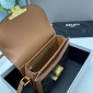 Replica CELINE Triomphe Canvas 2023 SS Monogram Casual Style Calfskin Canvas Lambskin Elegant Style (110962BZ4.04LU)