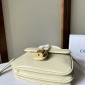 Replica Triomphe leather handbag Celine White in Leather - 34309429